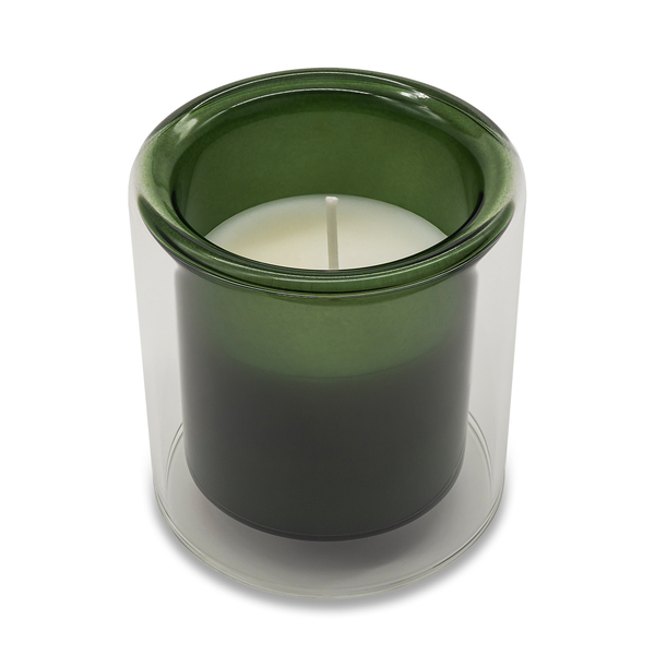 R17380.51 - Glasen scented candle in glass, dark green