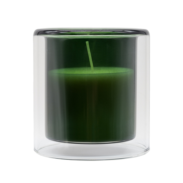 R17380.51 - Glasen scented candle in glass, dark green