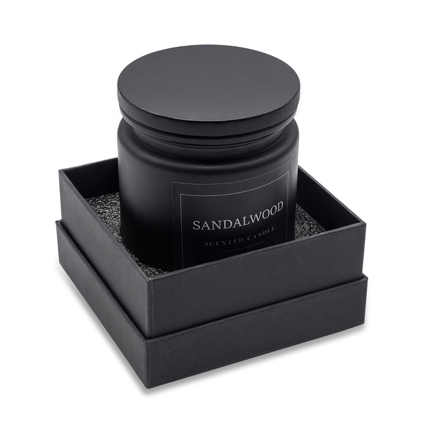 R17383.02 - Sandalwood scented candle, black