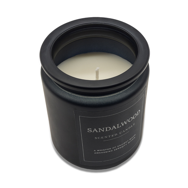 R17383.02 - Sandalwood scented candle, black