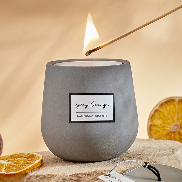 R17433.21 - Tavira scent candle, grey 