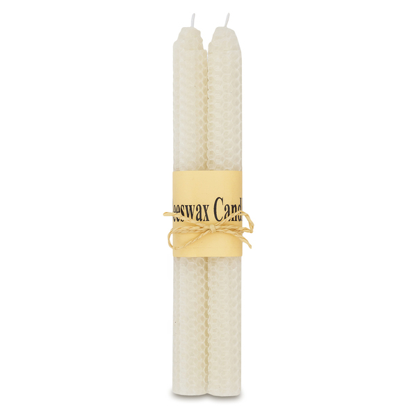 R17464.06 - Biella set of 2 long beeswax candles, white 
