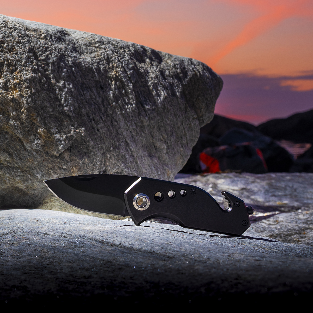 R17555.02 - Intact foldable knife, black 