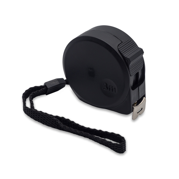 R17592.02 - Bemi 3 m tape measure, black 