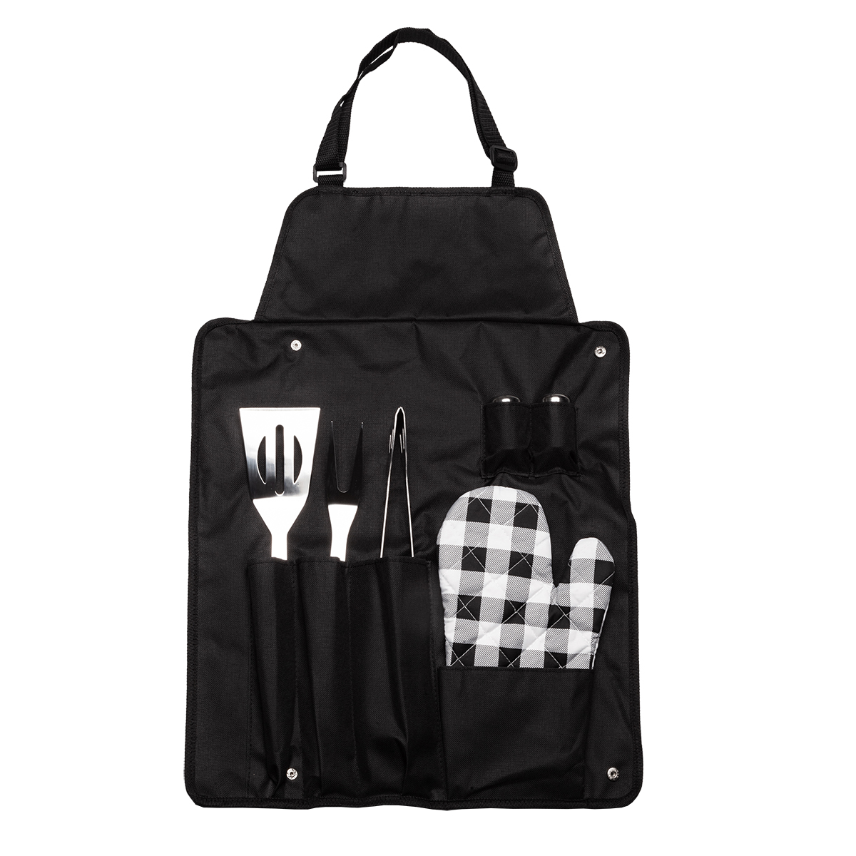 R17701.02 - Steakout& BBQ set with apron, black 
