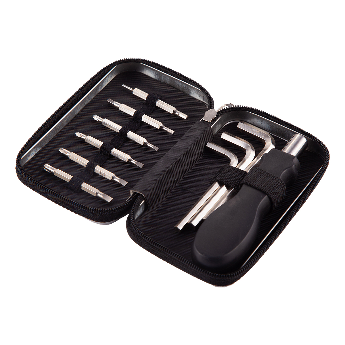 R17727.01 - Miniset toolbox, silver 