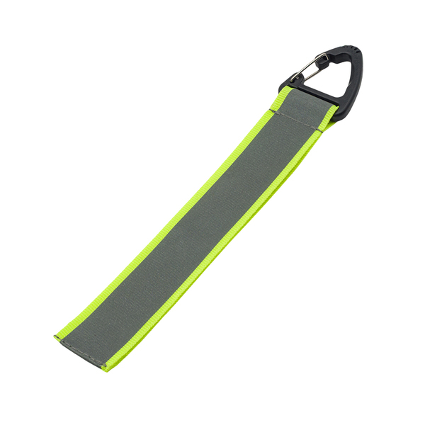 R17749.01 - Flashy tag with carabiner, silver