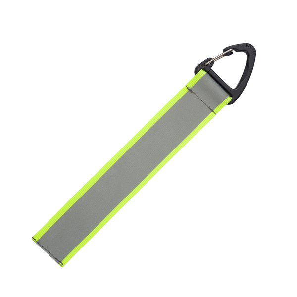 R17749.01 - Flashy tag with carabiner, silver
