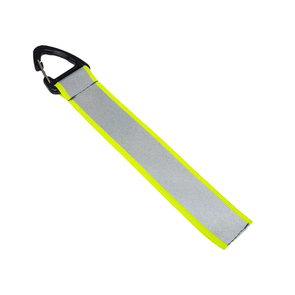 R17749.01 - Flashy tag with carabiner, silver