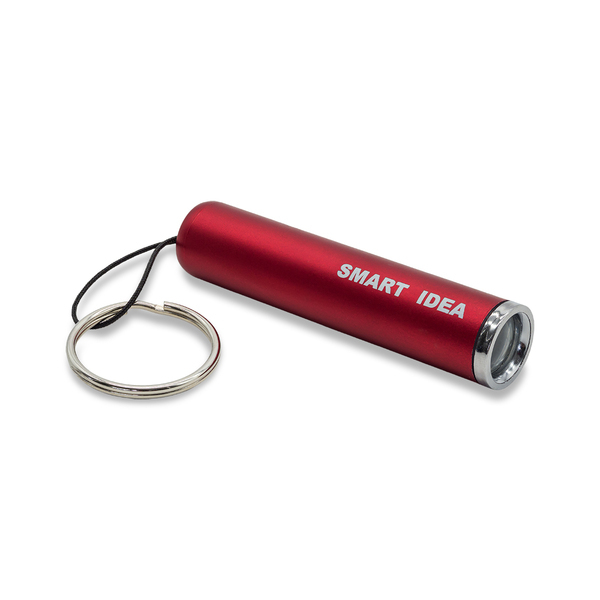 R17811.08 - LumiRing Keychain flashlight with illuminated logo, red 