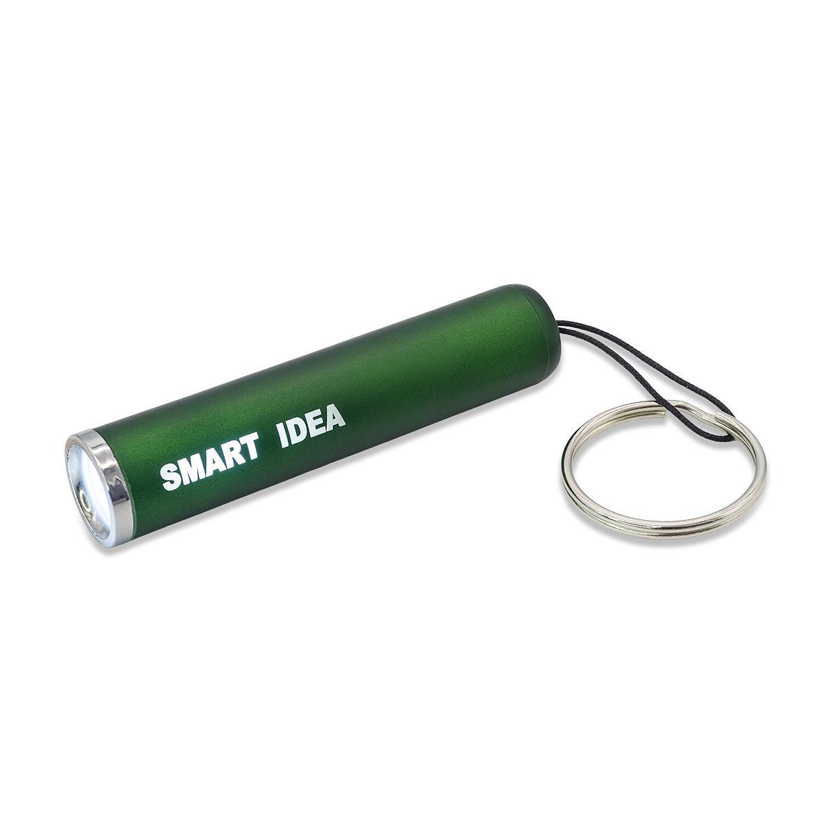 R17811.51 - LumiRing Keychain flashlight with illuminated logo, dark green