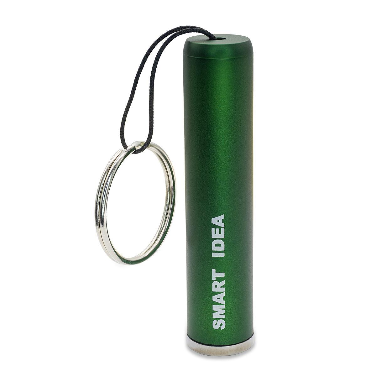 R17811.51 - LumiRing Keychain flashlight with illuminated logo, dark green