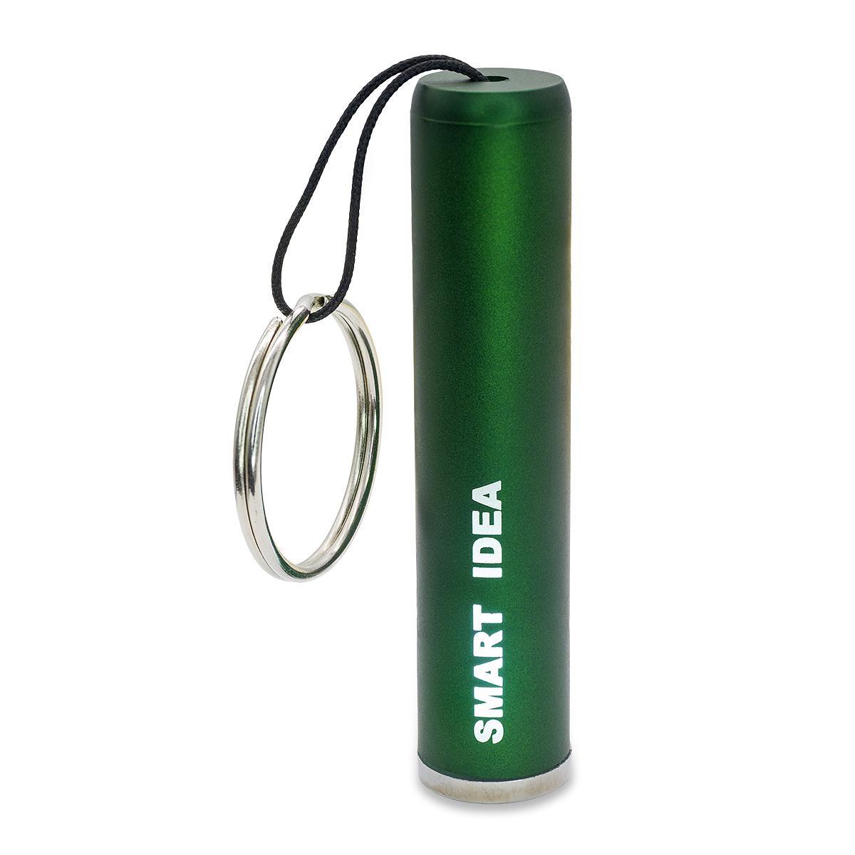 R17811.51 - LumiRing Keychain flashlight with illuminated logo, dark green