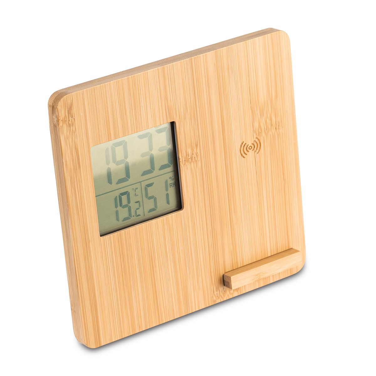 R22114.13.O - Hixon weather station with wireless charger, beige 