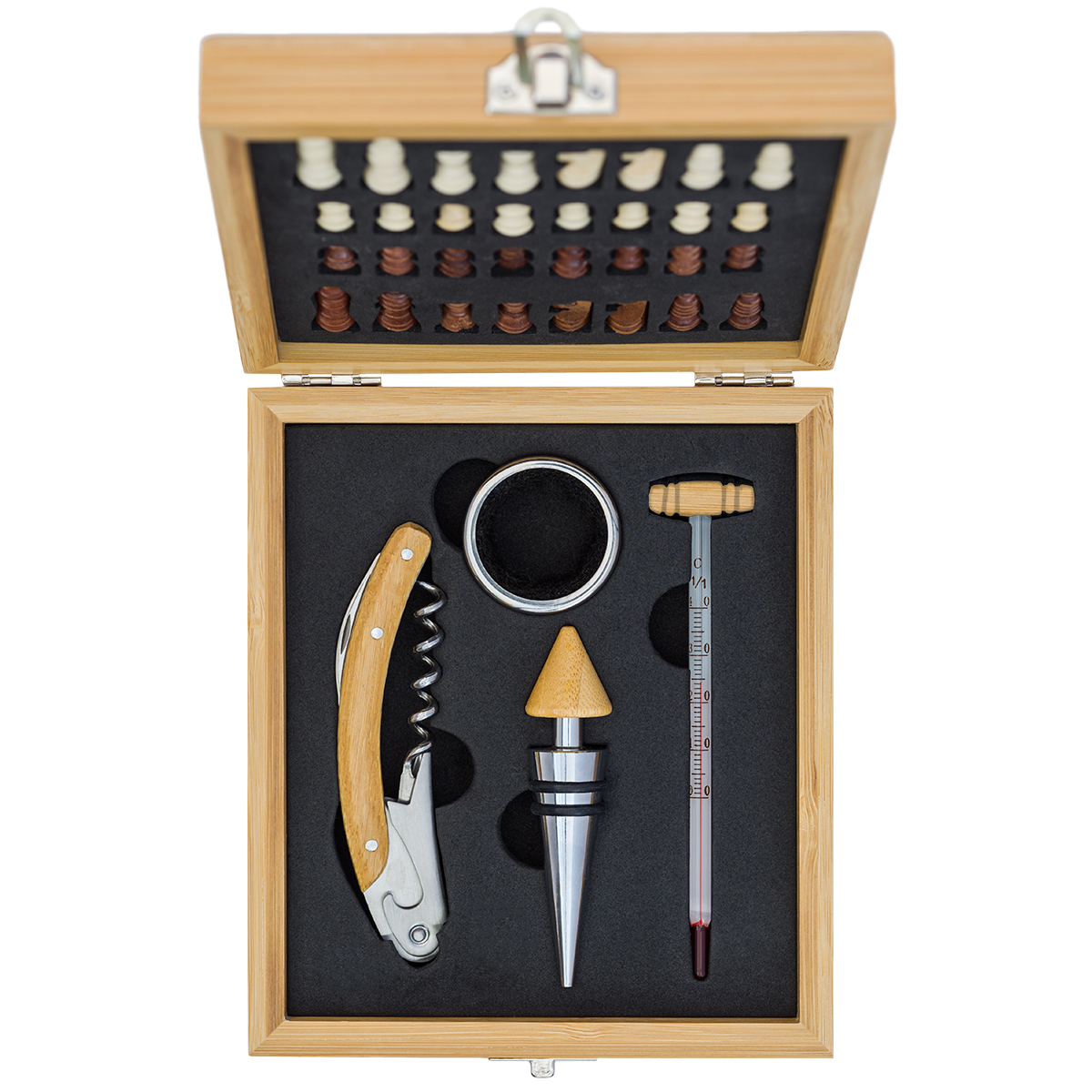 R22553.13 - Abruzzo chess and wine set, beige 