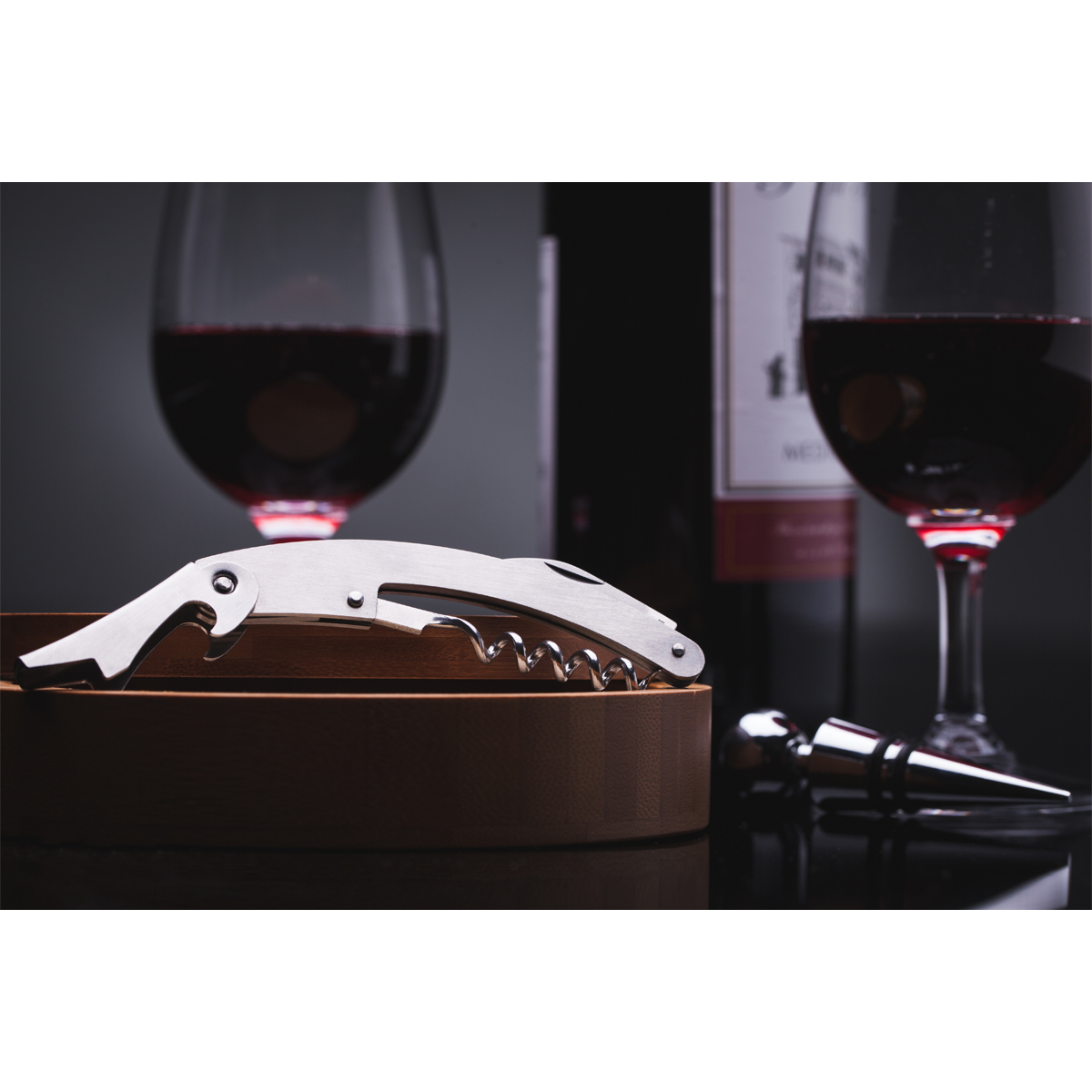 R22556.O - Chartes wine set, brown 