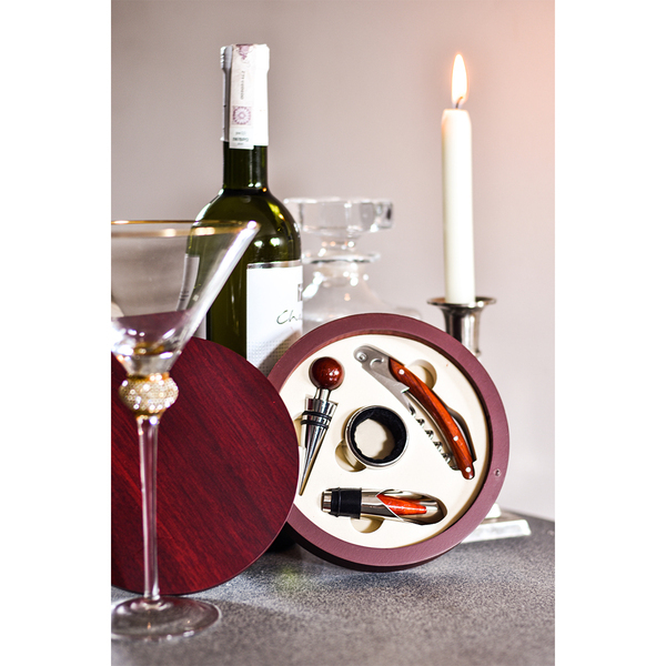R22558.82 - Limoges wine set, maroon 