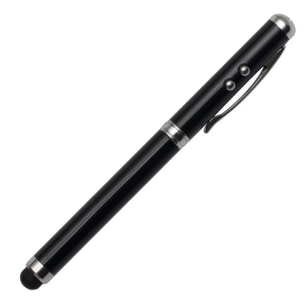 R35423.02 - Supreme ballpen with laser pointer - 4 in 1, black 