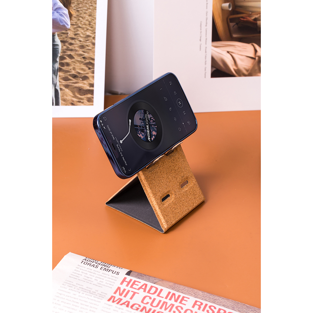 R50164.13 - Cargador wireless charger, beige 