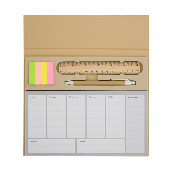 R64022.10 - Melle desk planner, brown 