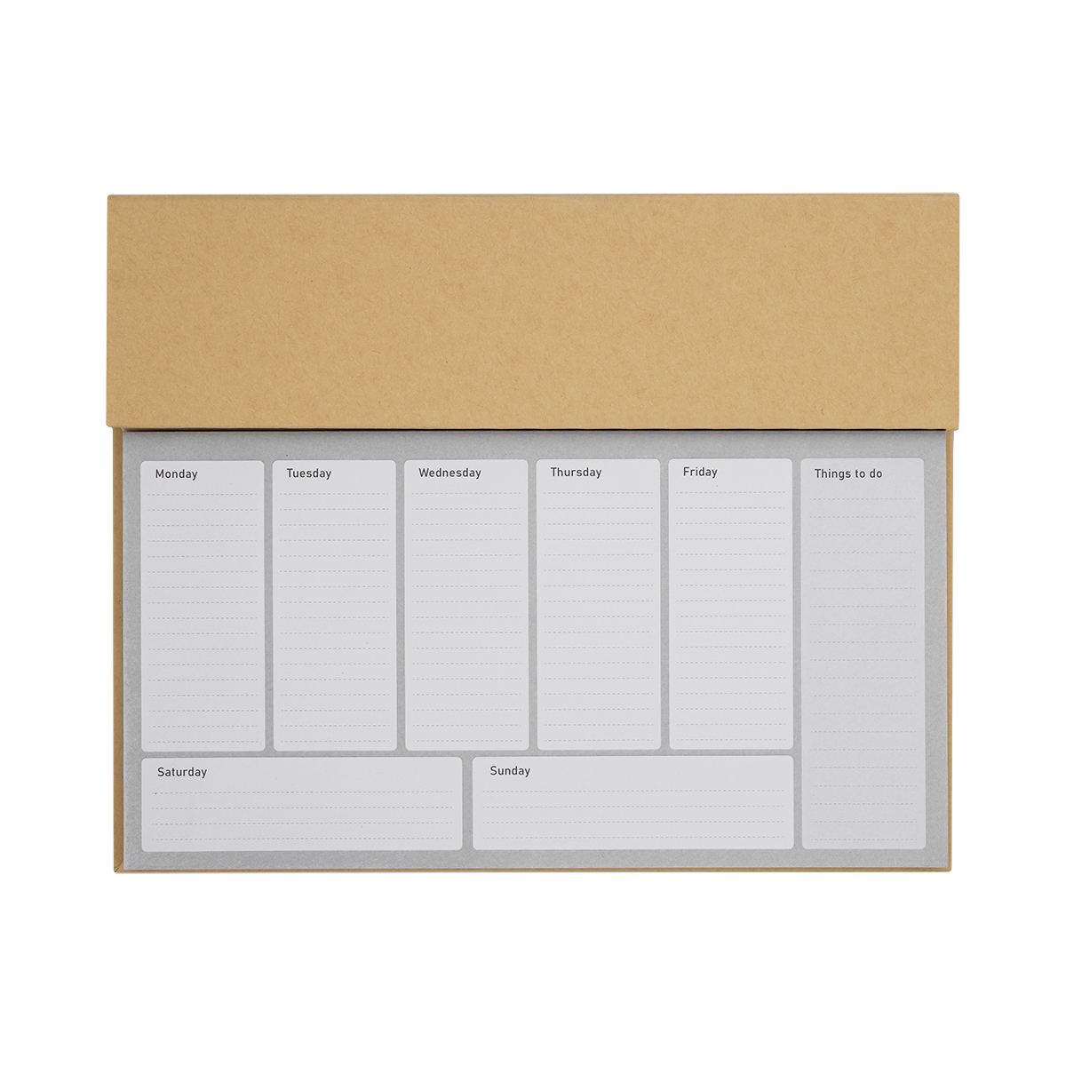 R64022.10 - Melle desk planner, brown 