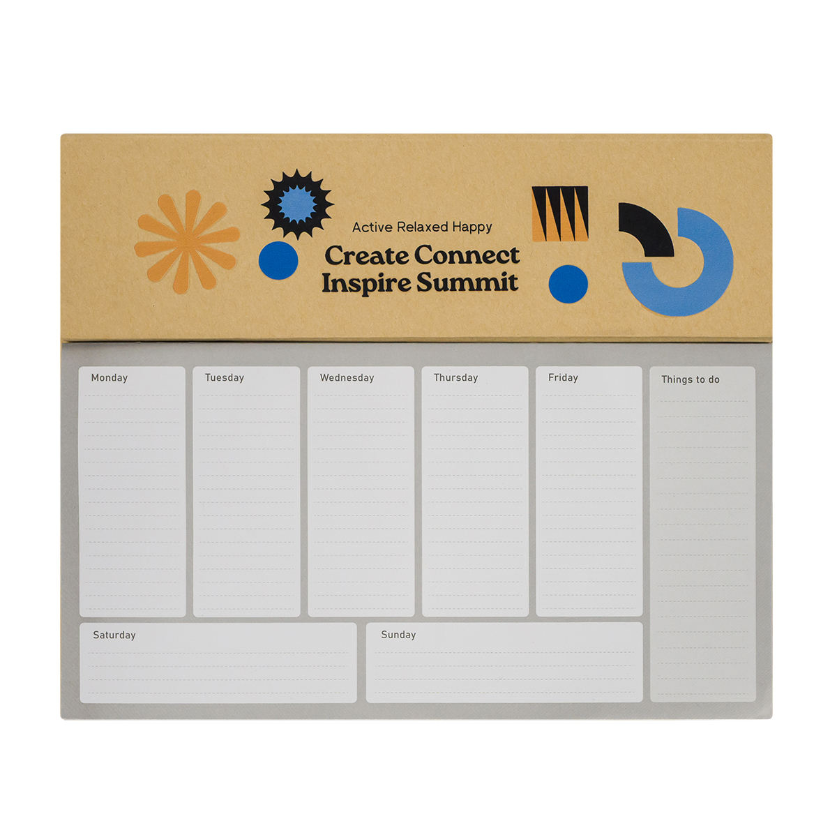 R64022.10 - Melle desk planner, brown 