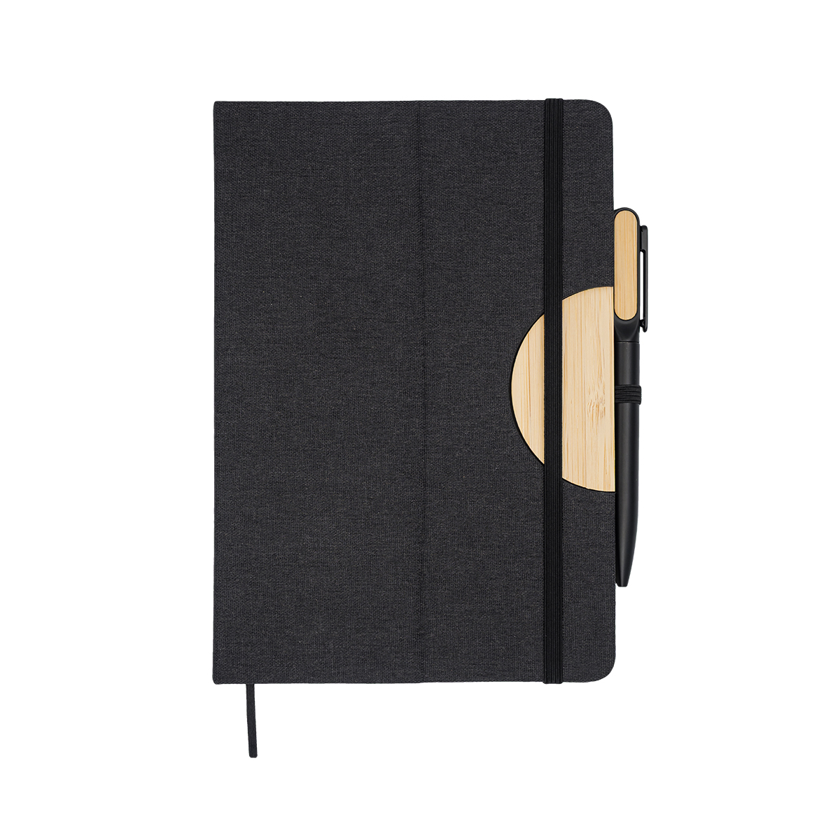 R64209.02 - Fold notepad & pen set, black 
