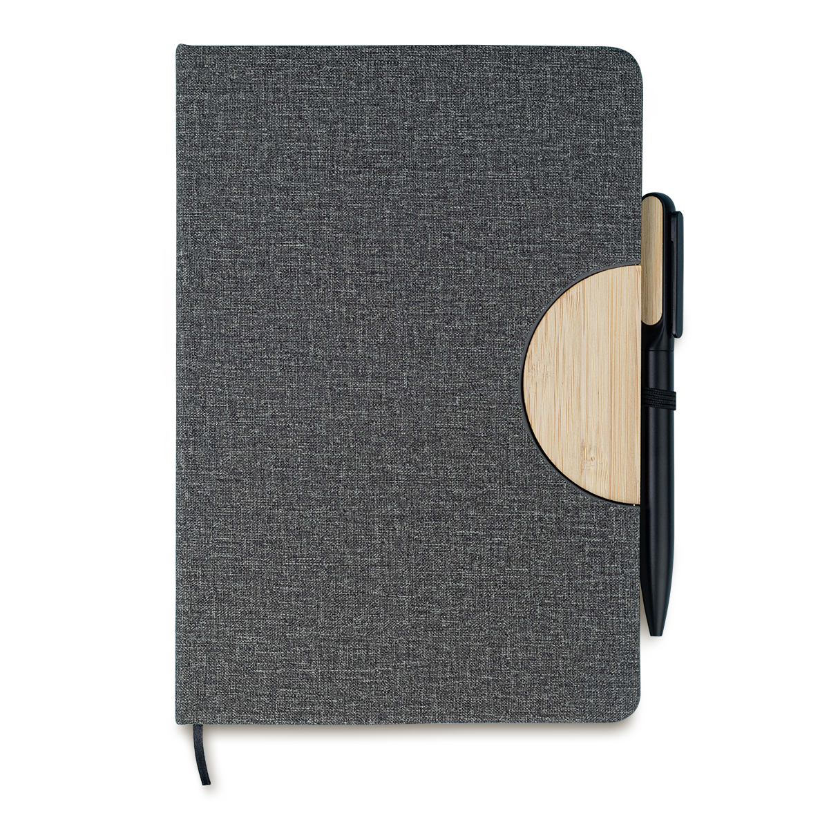 R64209.21 - Fold notepad & pen set, grey 