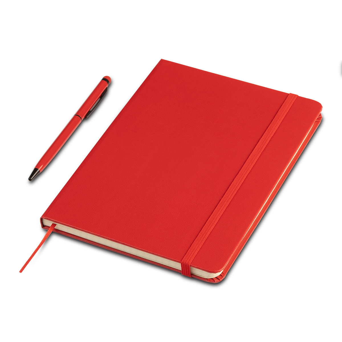R64214.08 - Abrantes notepad & pen set, red 
