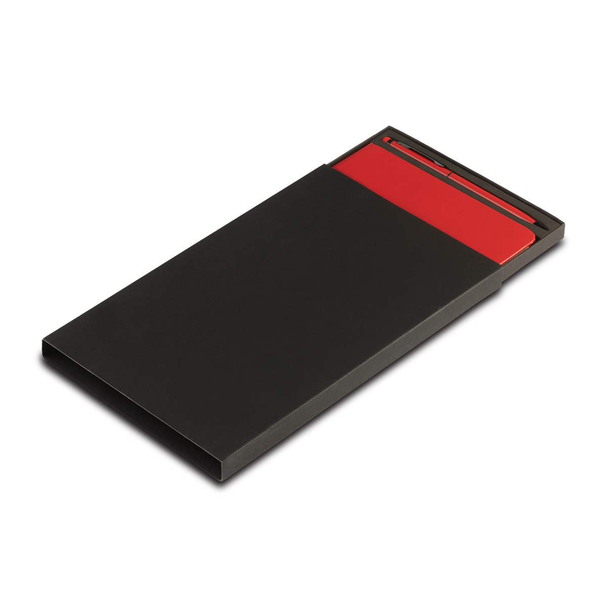 R64214.08 - Abrantes notepad & pen set, red 