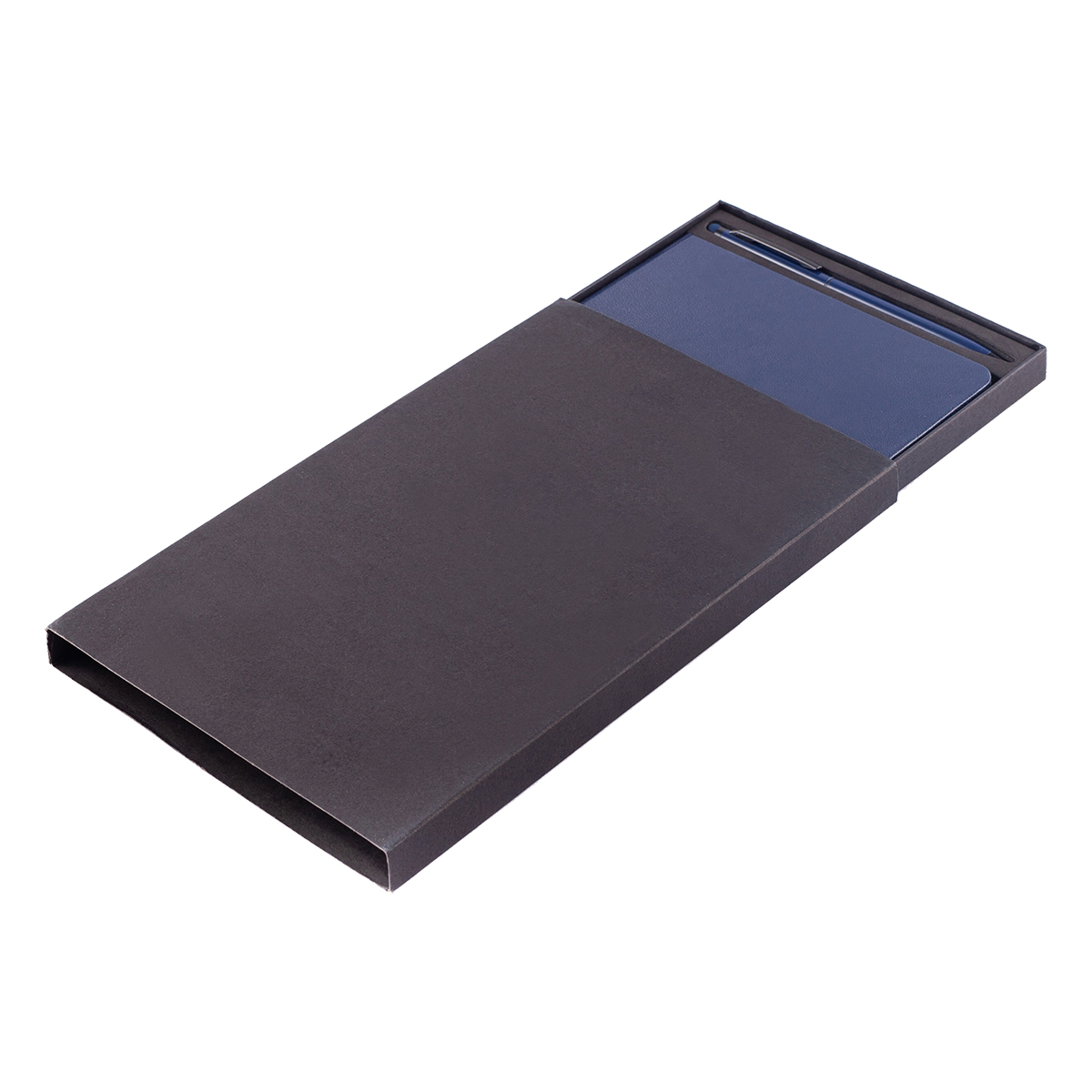 R64214.42 - Abrantes notepad & pen set, dark blue 