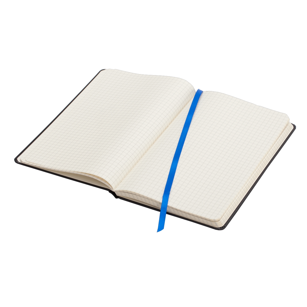 R64220.04 - Sevilla 130x210/80p squared notepad, blue/black 