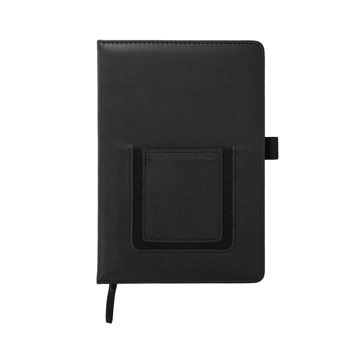 R64248.02 - Eibar notepad with phone pocket, black 