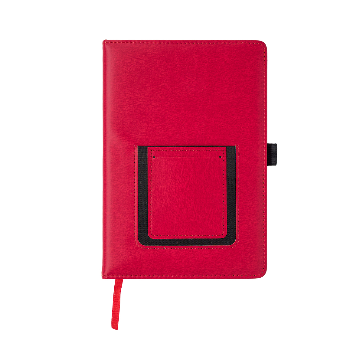R64248.08 - Eibar notepad with phone pocket, red 