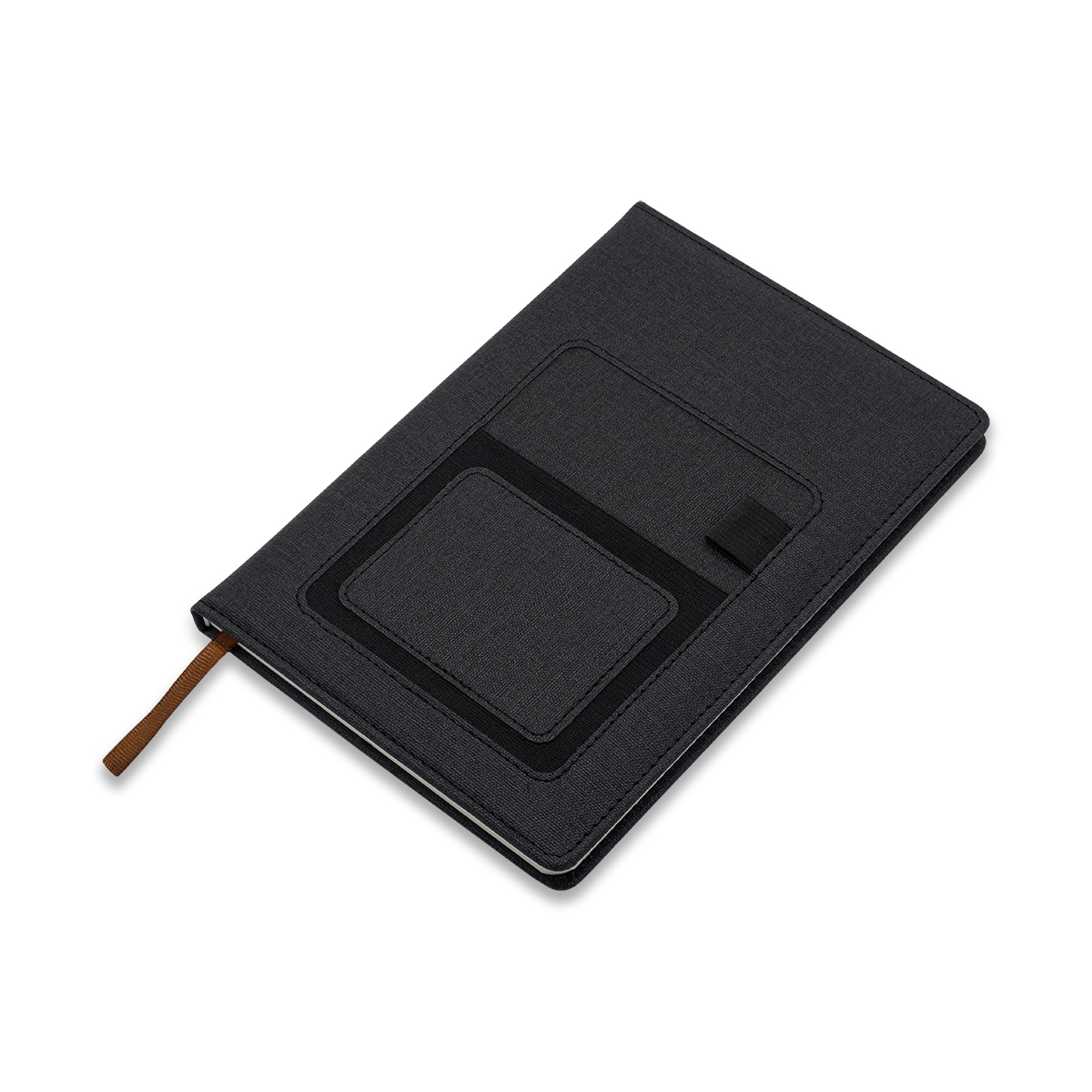 R64265.02 - Irun notepad with pocket, black 