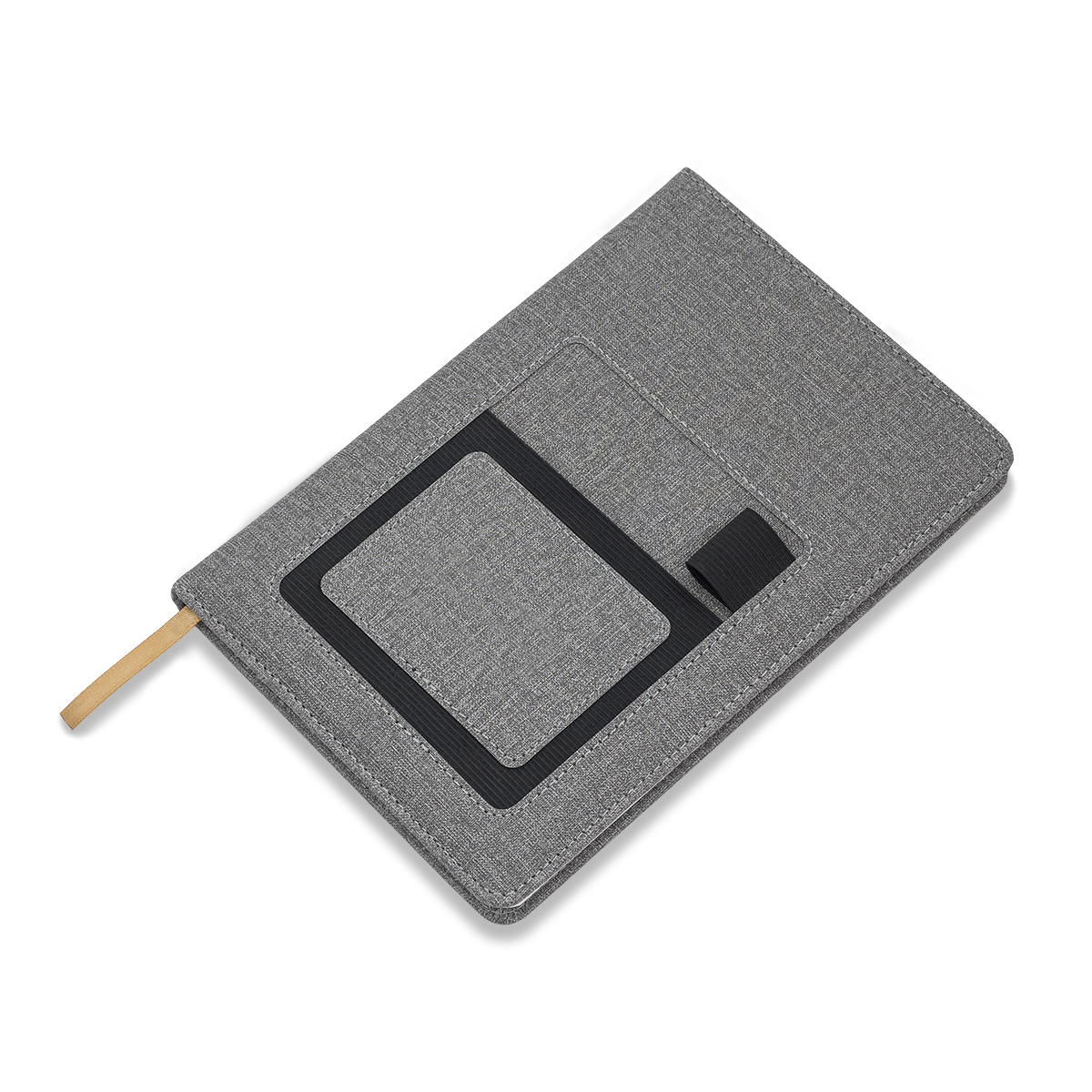 R64265.21 - Irun notepad with pocket, grey 