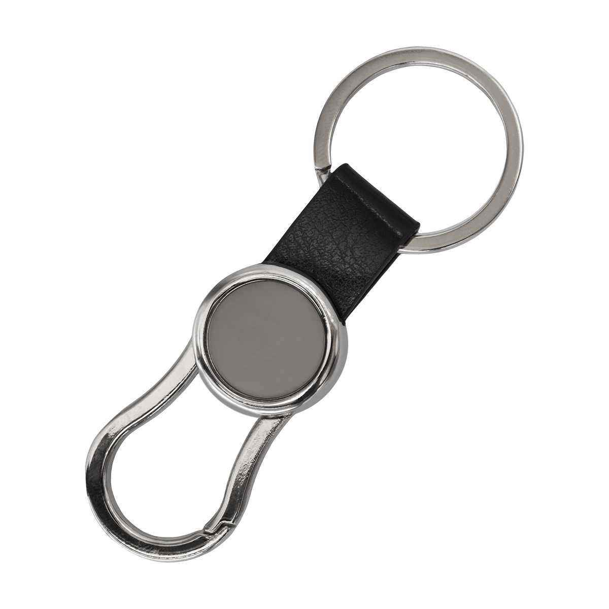 R73127.02 - Leo Carabiner Keychain, black 