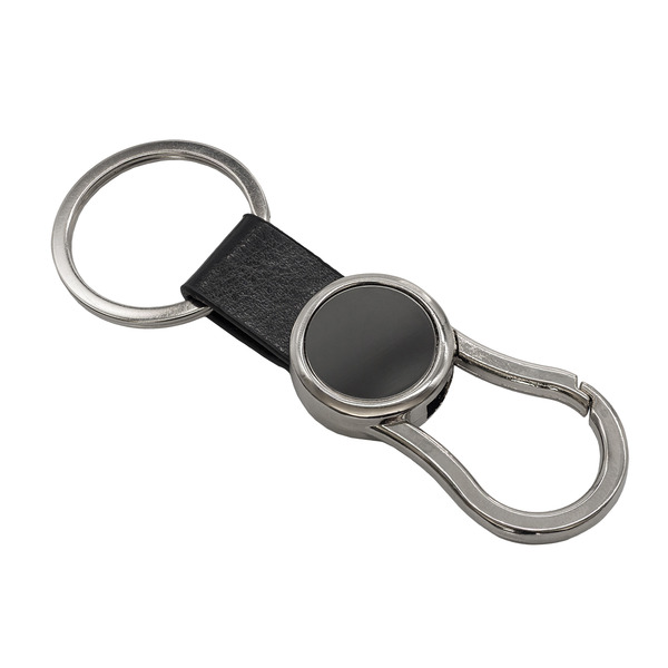 R73127.02 - Leo Carabiner Keychain, black