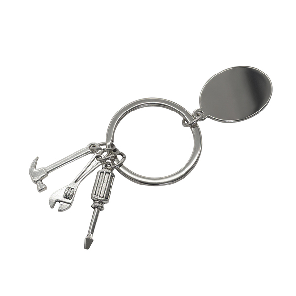 R73131.01 - Clemi keychain with tool motive, silver