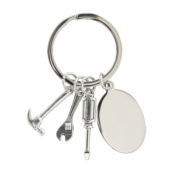 R73131.01 - Clemi keychain with tool motive, silver