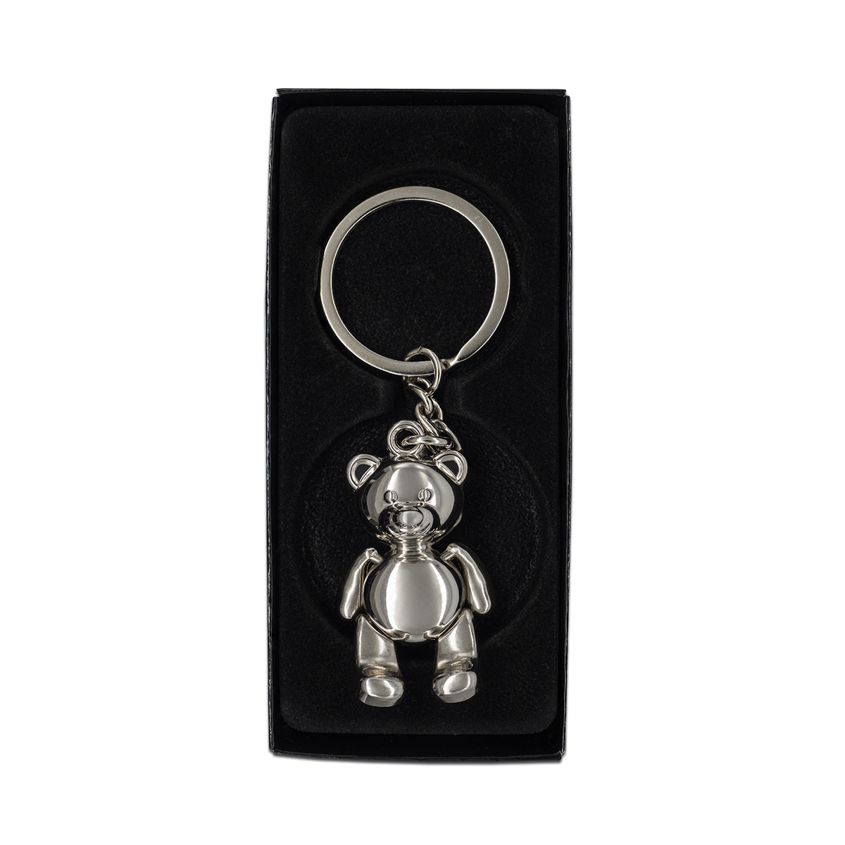 R73135.01 - Checo teddy keyring, silver 