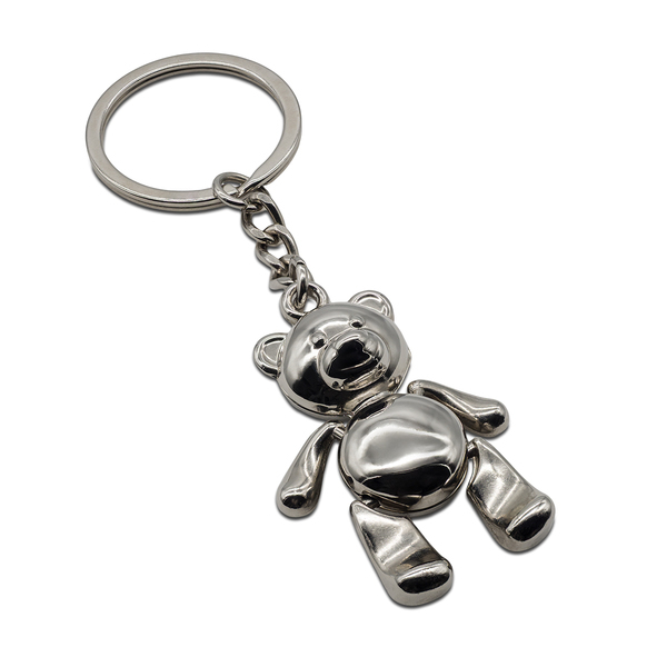 R73135.01 - Checo teddy keyring, silver 