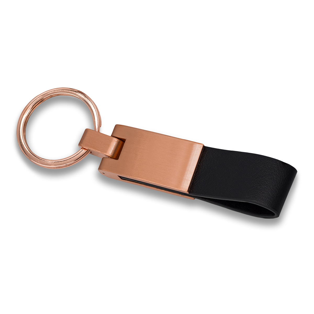 R73166.02 - Rosa metal keychain, black 