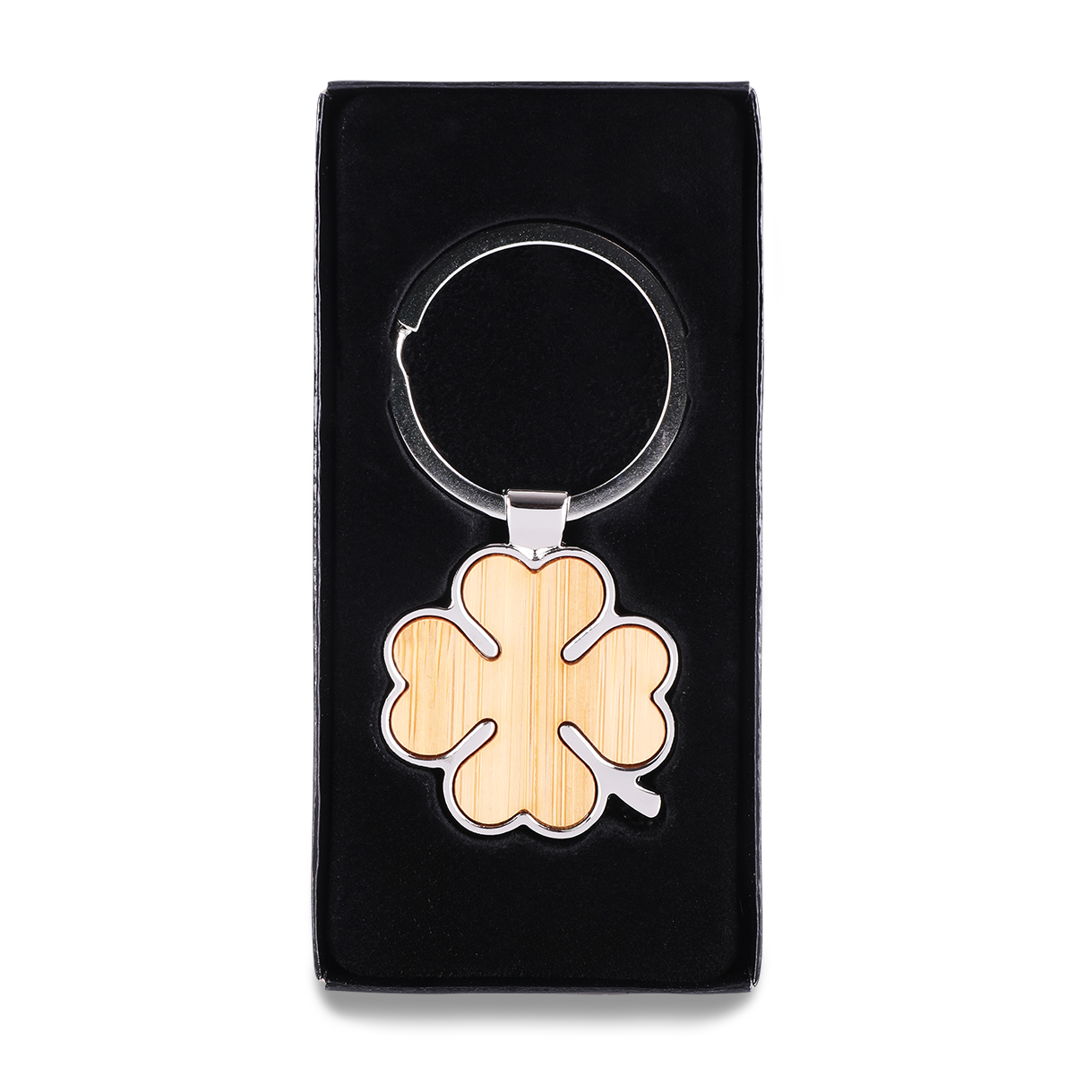 R73169.10 - Bray Clover keyring, brown 