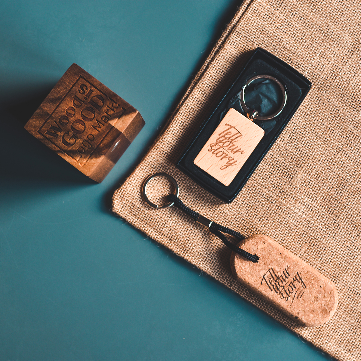 R73178.10 - Selva keyring, brown 