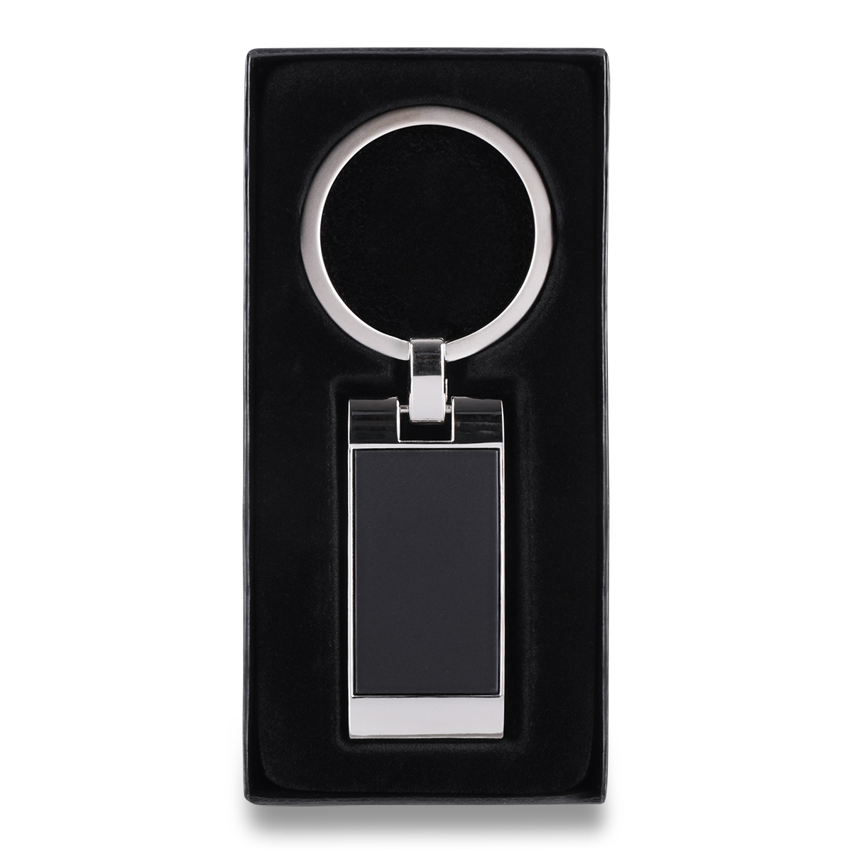 R73184.02 - Forte metal keyring, black 