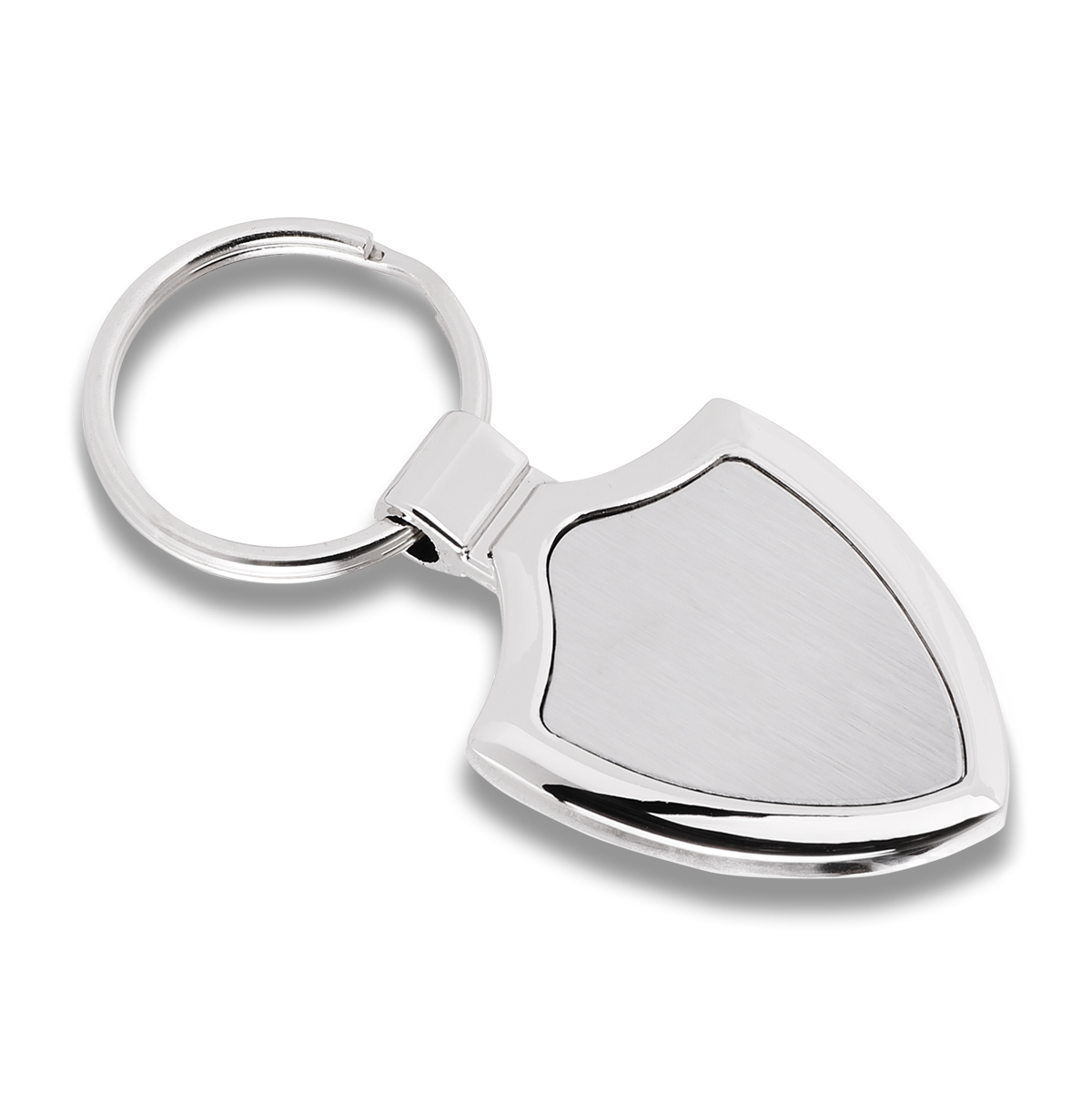 R73231 - Emblem metal keyring, silver 