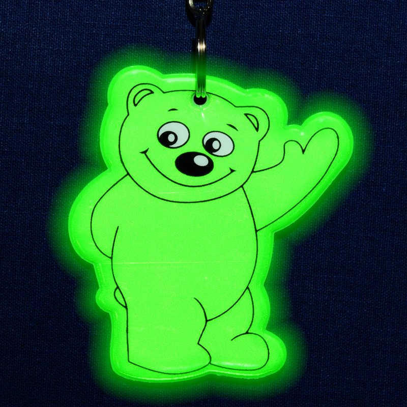 R73245.51 - Beary keyring, dark green 