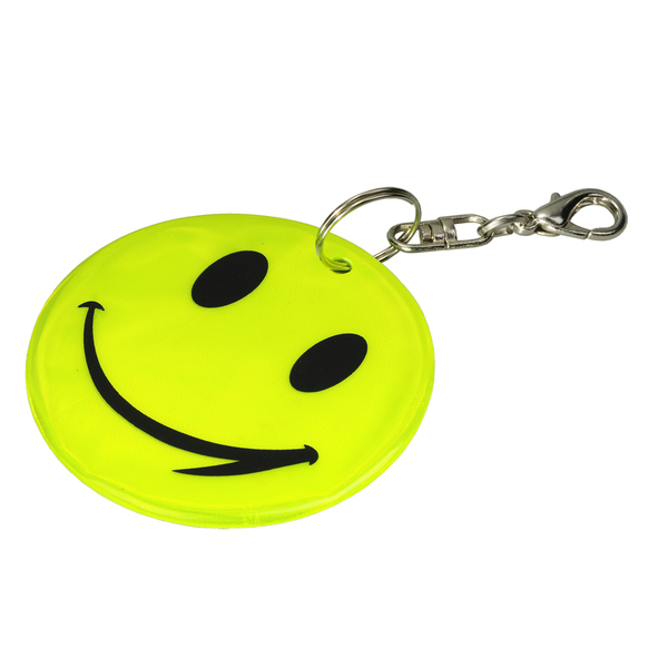 R73246 - Happy keyring, yellow 