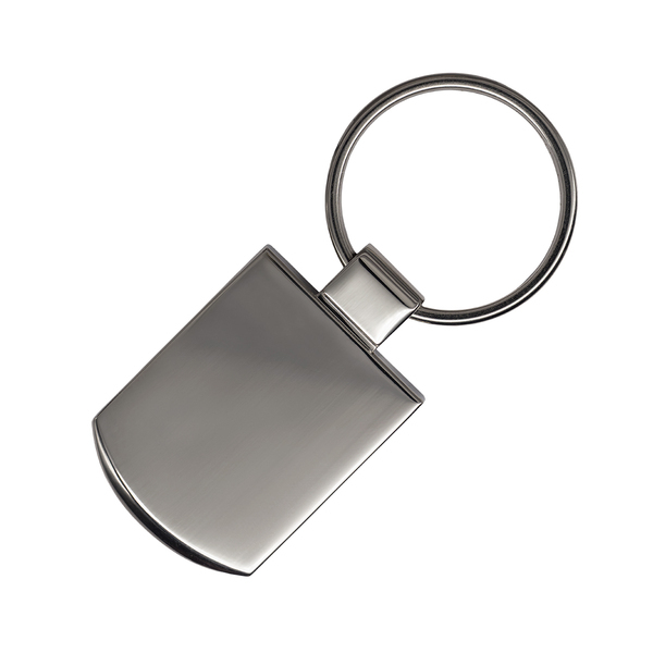 R73279 - Stark metal keyring, silver